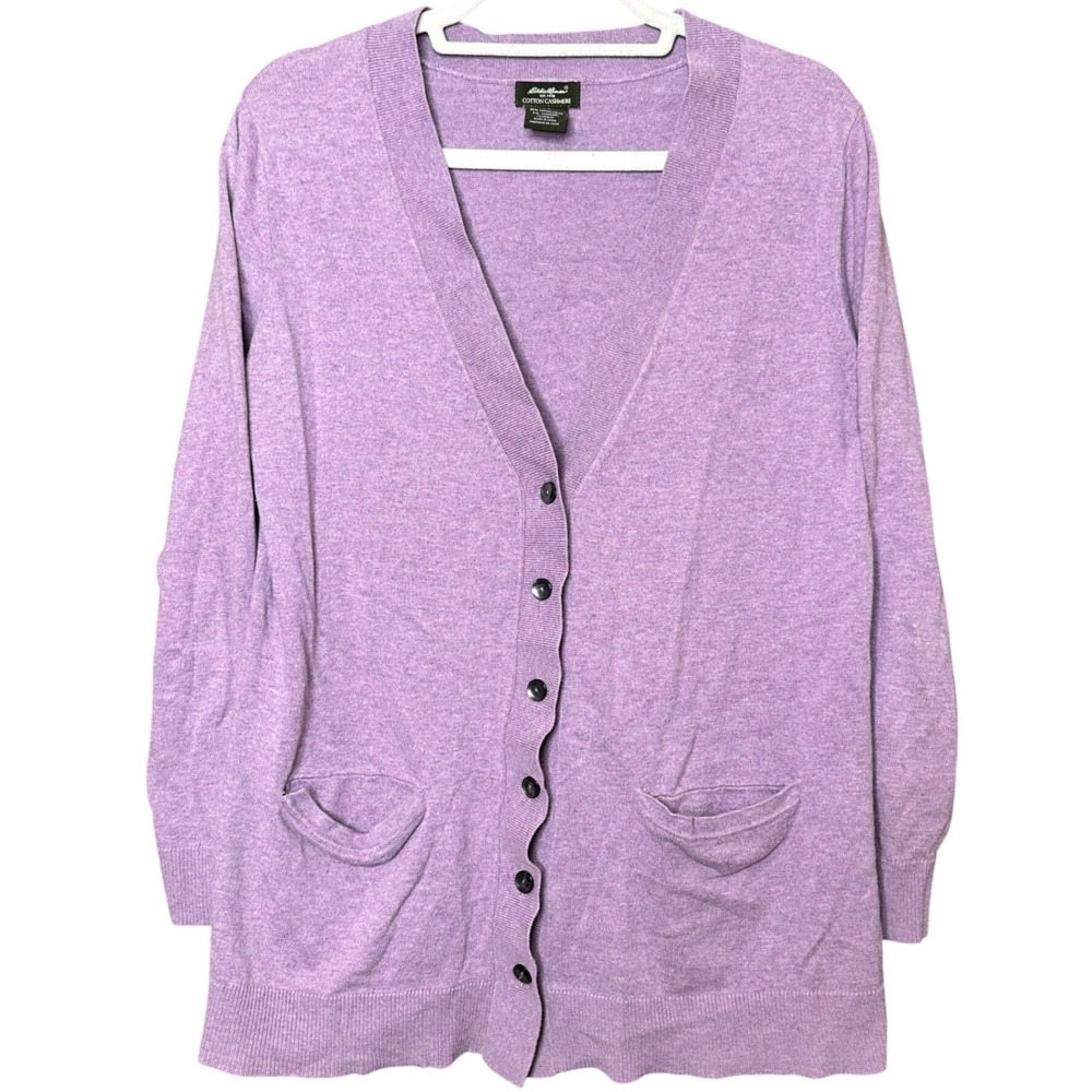 Cashmere Blend Cottagecore Fairy Cardigan‎ Women's Large Button Front Librarian